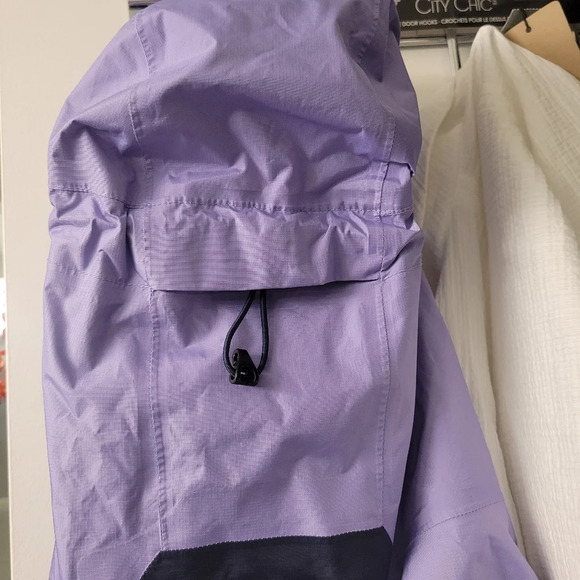 Patagonia nylon  hooded shell windbreaker jacket two toned purple small - Picture 7 of 12
